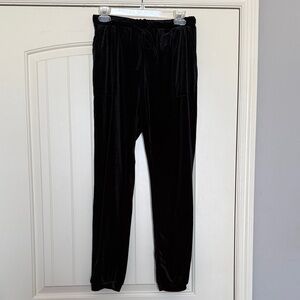 Black Velvet Men's Drawstring Pants - Size L
